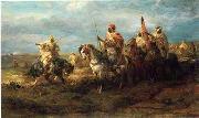 unknow artist Arab or Arabic people and life. Orientalism oil paintings  380